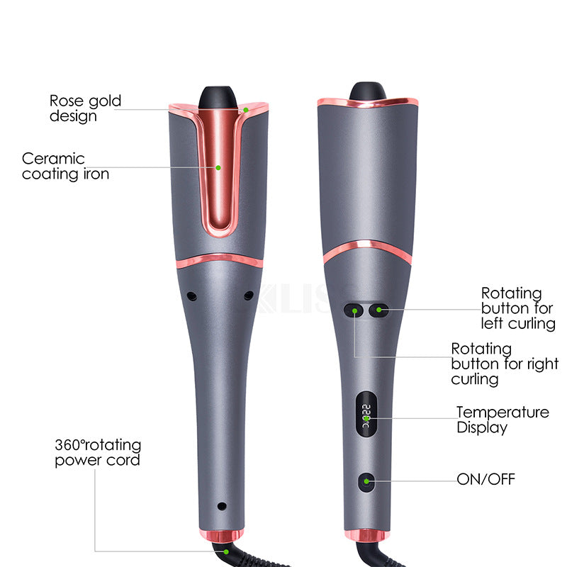 Automatic Spiral Hair Curler - Aurynaz