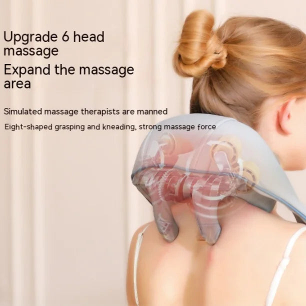 Electric Neck Massager with Heat Therapy - Aurynaz
