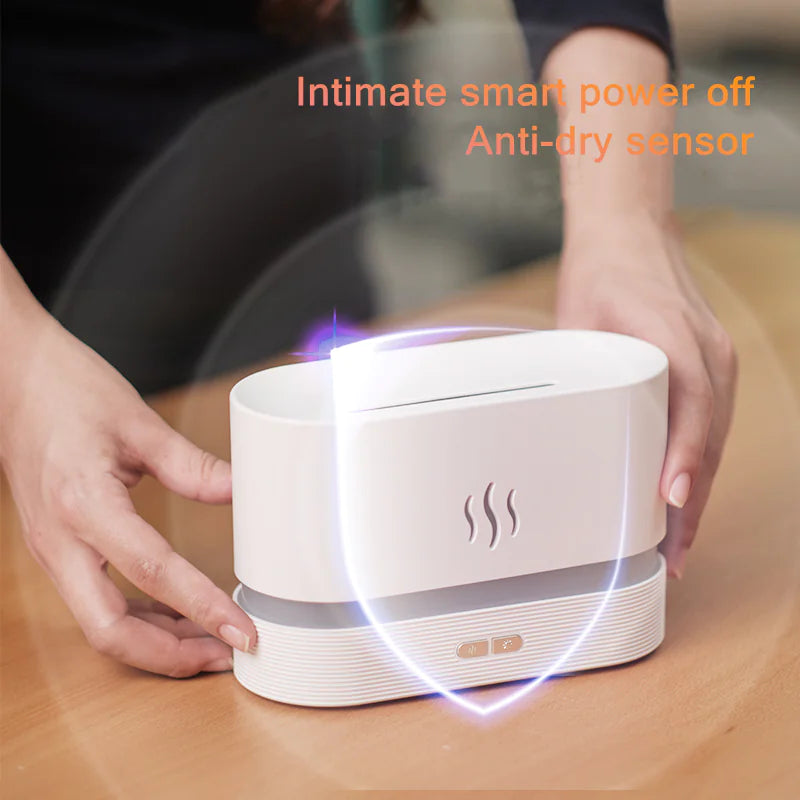 Flame Ultrasonic Aroma Air Humidifier - Aurynaz