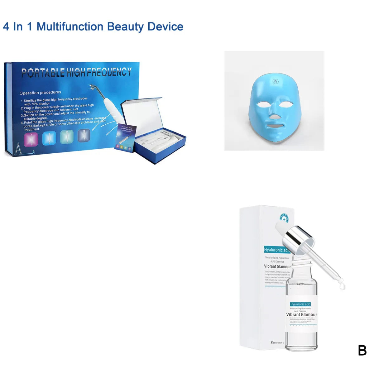 Wireless LED Red Light Face Mask - Aurynaz