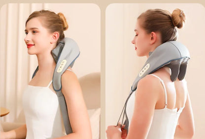 Electric Neck Massager with Heat Therapy - Aurynaz