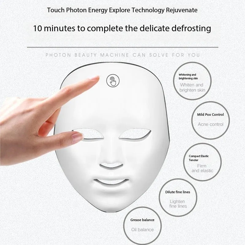 Wireless LED Red Light Face Mask - Aurynaz