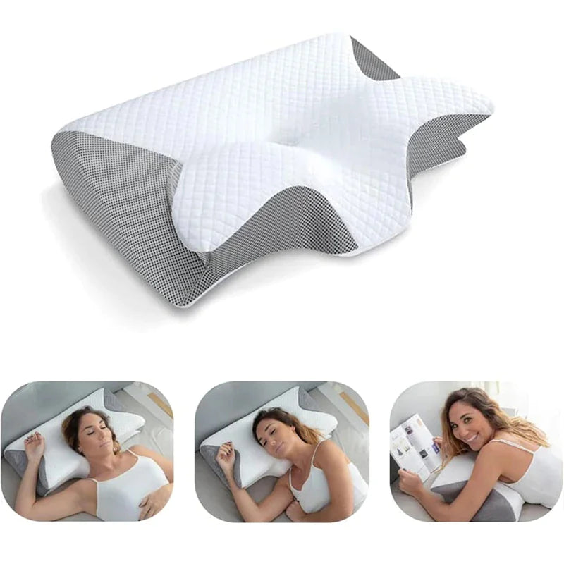 Memory Foam Cervical Neck Pillow - Aurynaz